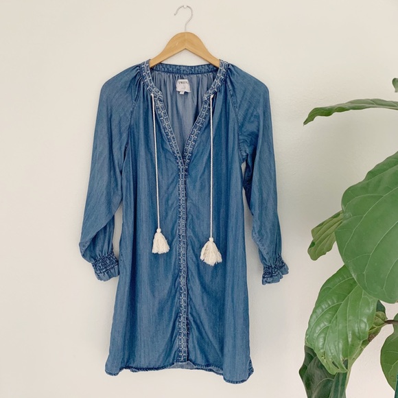 Nordstrom Dresses & Skirts - Embroidered tassel dress